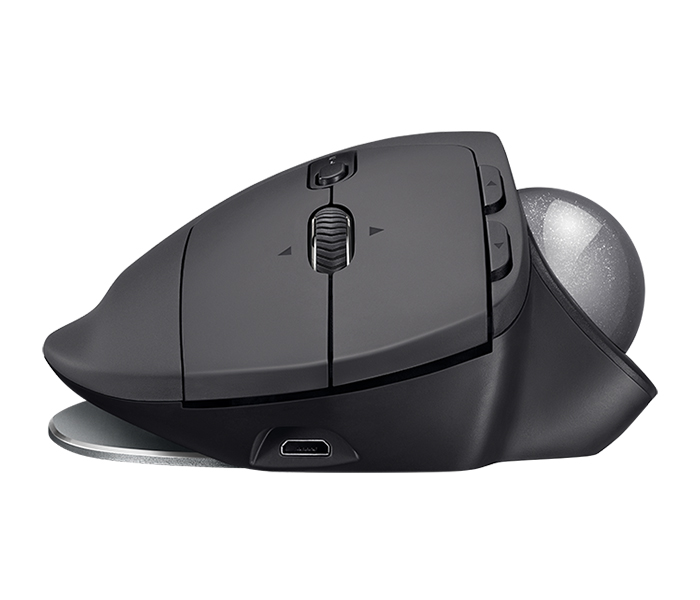 Logitech 910-005179 MX Ergo Wireless Trackball Mouse - Black - Zoom Image 2