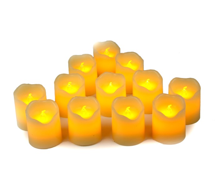 Taqdeer 16-377-6 10 Piece Battery Operated LED Candle Set Beige - Zoom Image 5