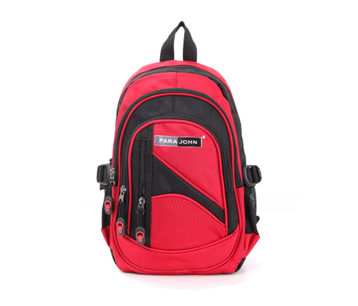 Para John PJSB6005A16 16-inch Nylon School Bag, Red - Zoom Image