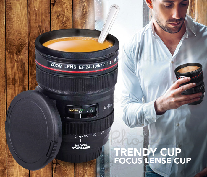 Trendy Cup AT1777A Focus Lense Cup Black - Zoom Image 1