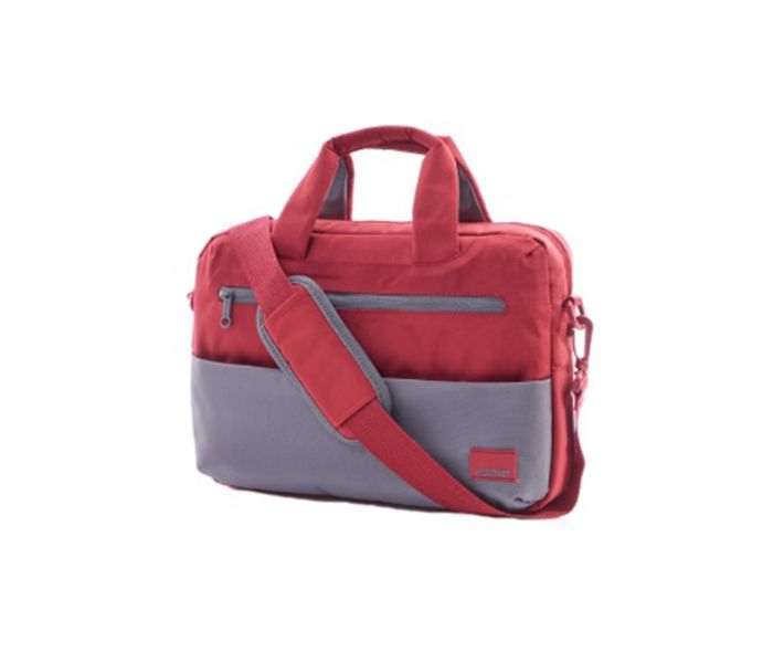 American Toursiter GAT104LUG01648 Brixton Laptop Briefcase Medium Red and Grey - Zoom Image