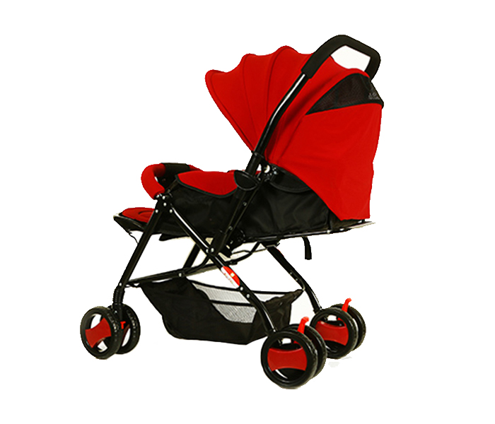 Baby Plus BP7732 Baby Stroller - Wine Red - Zoom Image 2