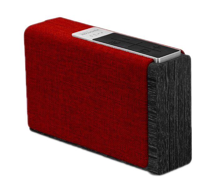 Promate Streambox-Xl Portable Fabric Wireless Speaker with Internet Radio - Red - Zoom Image 9