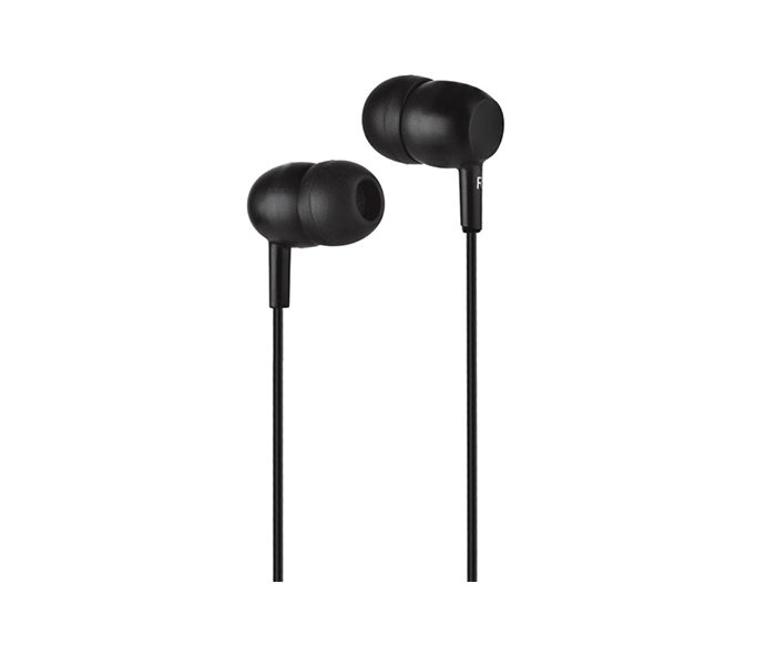 iends IE-HS565 In-Ear Wired 3.5mm Earphone with Mic - Black - Zoom Image 1