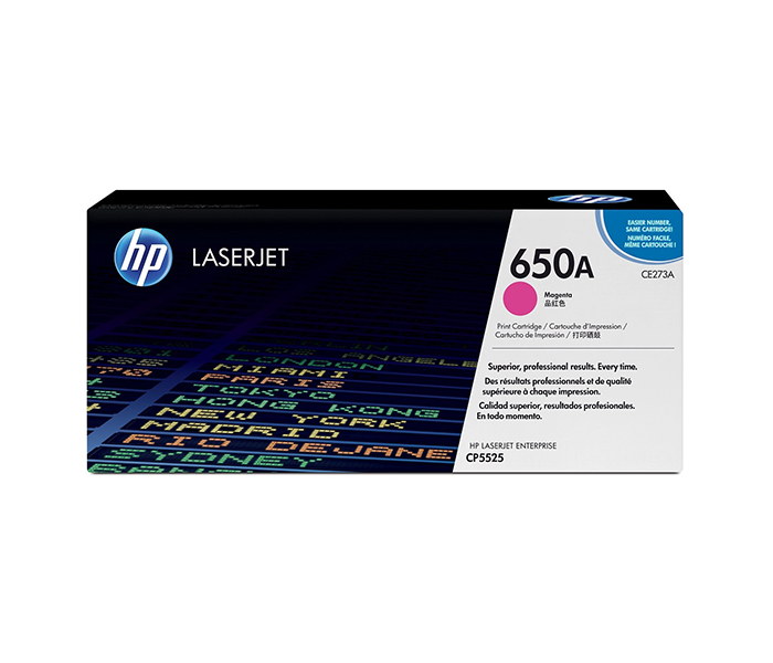 HP 650A Original LaserJet Toner Cartridge - Magenta (CE273A) - Zoom Image