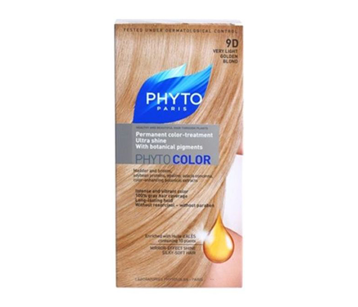 Phyto N11921042A Phytocolor Hair Colour Cream - 9D Very Light Golden Blond - Zoom Image 1