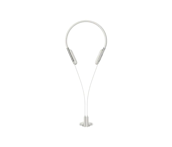 U Flex Bluetooth Neckband Highbass In-Ear Headset With Mic - White - Zoom Image 2