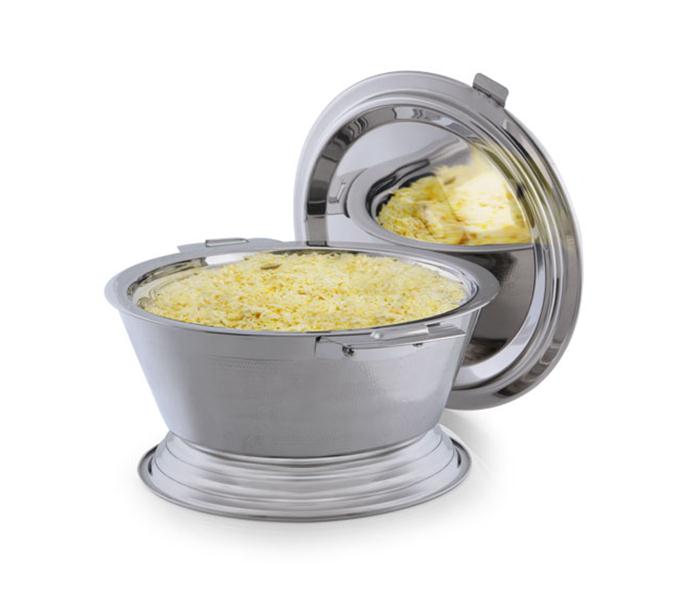 Royalford RF7484 4 Litre Stainless Steel Melody Hot Pot With Stand - Silver - Zoom Image 1