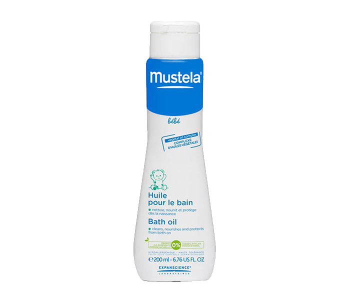 Mustela N13985361A Bebe Baby Bath Oil - 200ML - Zoom Image