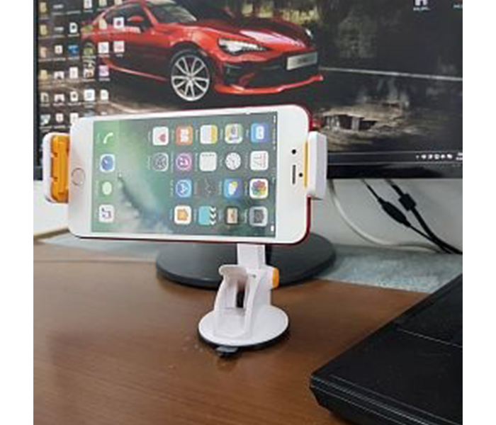 Unisca 360 Rotatable with Fixed Bed Car Mobile & Tablet Holder - Zoom Image 1