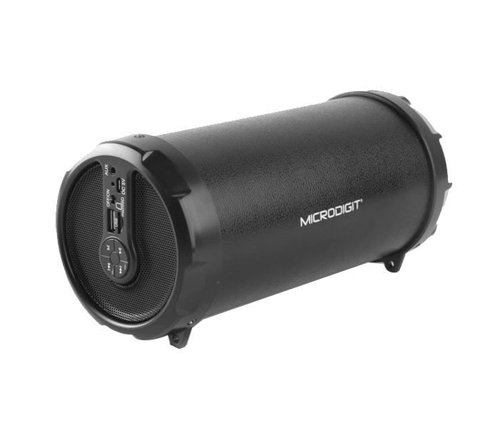 Microdigit M0054RT Bluetooth Portable Drum Speakers - Black - Zoom Image 1