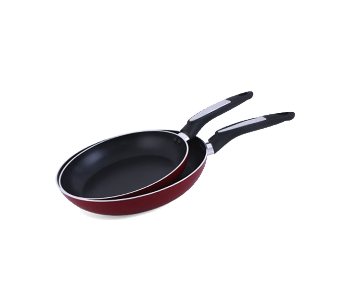 Royalford RF8500 10 Pieces Non-Stick Cookware Set - Red & Black - Zoom Image 2