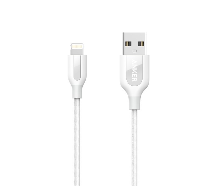 Anker A8121 Powerline Plus Lightning Cable 3 ft White - Zoom Image 6