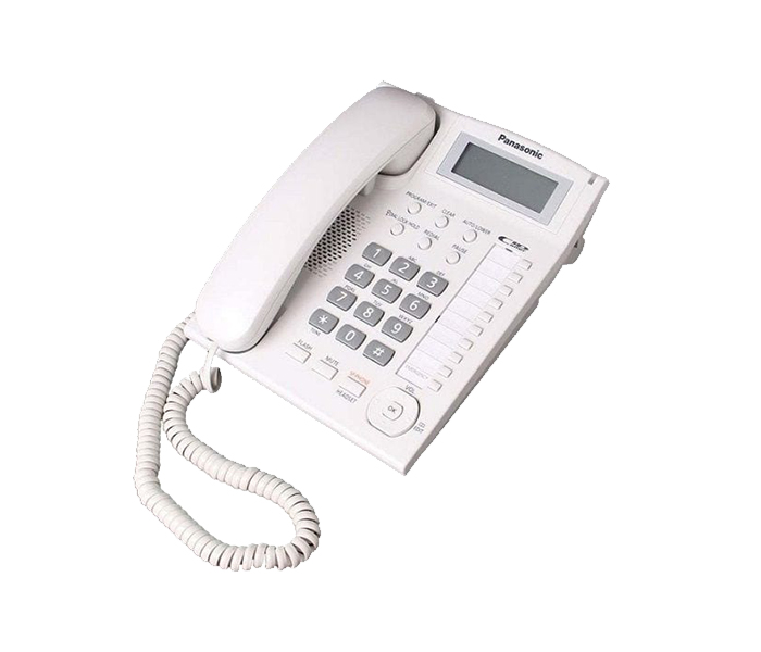 Panasonic KX-TS880MX Integrated Single Line Telephone - White - Zoom Image 2