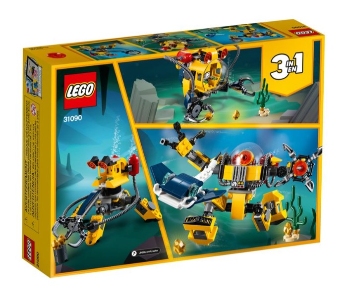 Lego Creator 31090 Underwater Robot Assorted - Zoom Image 3