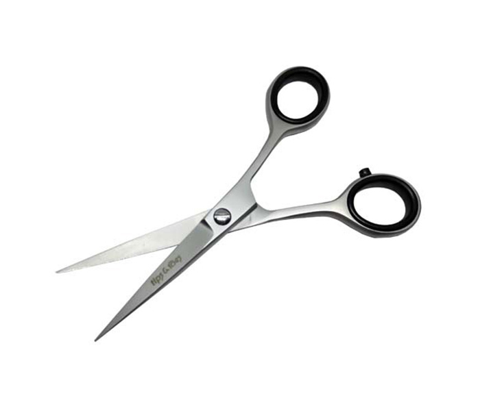 Tips & Toes TT-684 Super Cut- Stainless Steel Professional Barber Scissors - Sand Blast - Zoom Image 1