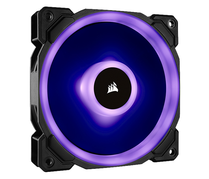 Corsair CO-9050071-WW LL120 RGB 120mm Dual Light Loop RGB LED PWM Fan - Single Pack, Black - Zoom Image 4