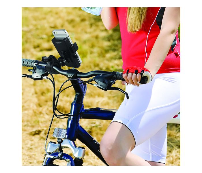 Promate Ride-Pro Universal Bicycle Mobile Holder with 360 Degree Rotation for Smartphones - Zoom Image 3