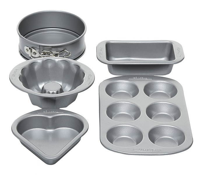 Prestige PR57150 5 Pieces Mini Bakeware Set - Grey - Zoom Image 1