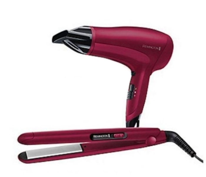 Remington RECI52WOGP Hair Dryer 2000W and Straightener Maroon - Zoom Image