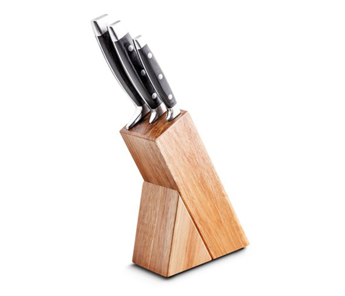 Lamart LT2057 Damas 3 Pieces Knife Set with Wooden Block - Zoom Image 4