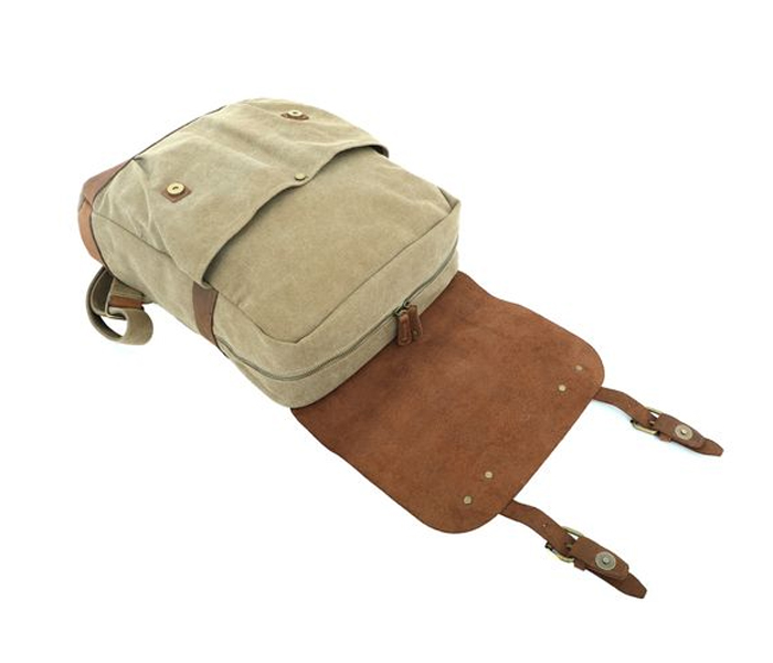 Para John PJBP6610-K Canvy Backpack - Khaki - Zoom Image 4