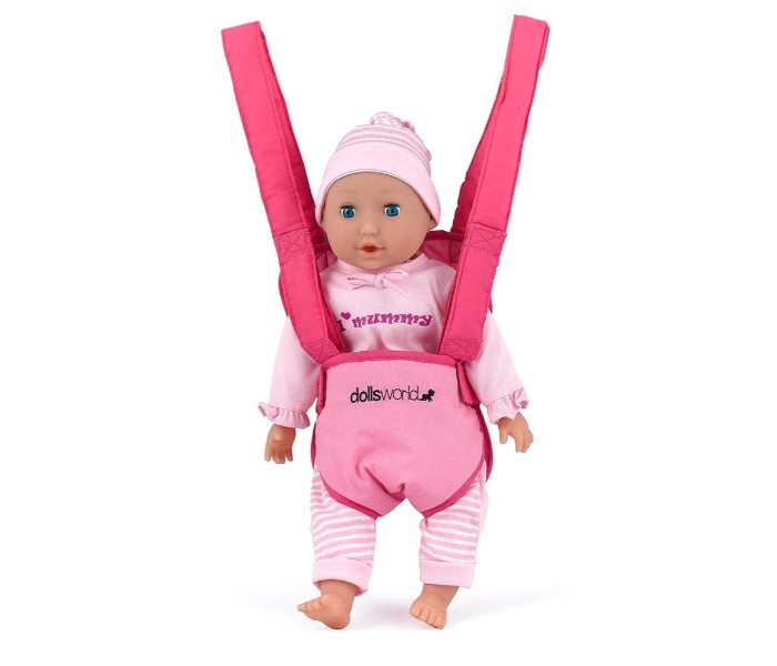 Dolls World 8514 46cm Dolly Carrier Pink - Zoom Image 1