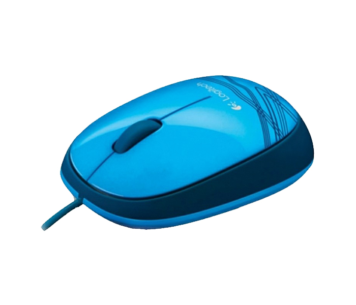 Logitech 910-003114 M105 USB Wired Mouse - Blue - Zoom Image 2