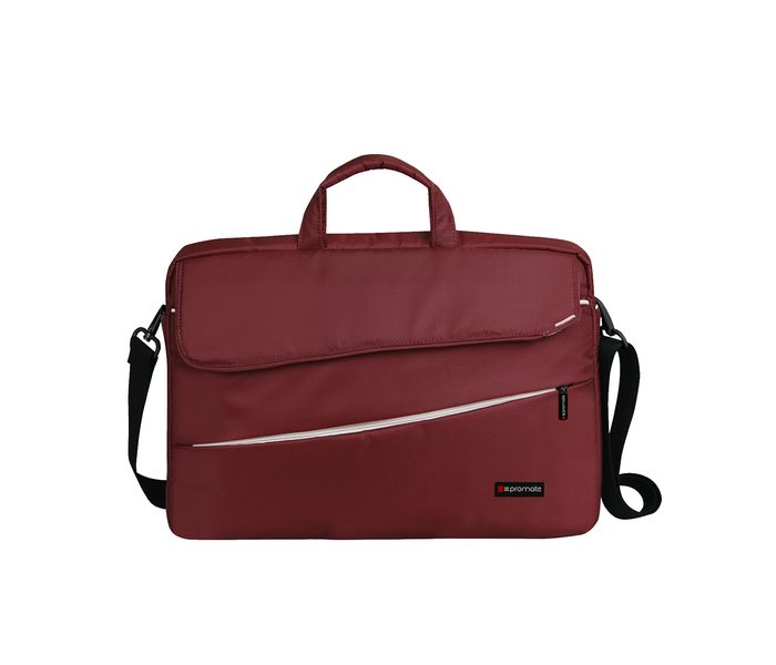 Promate Charlette 15.6 inch Modern Styled Messenger Bag, Red - Zoom Image 7