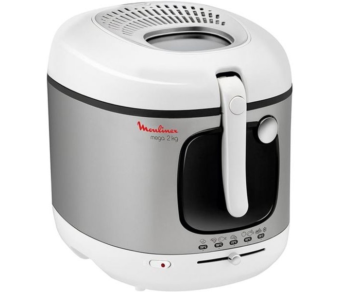 Moulinex AM480027 1960 W Electric XXL Deep Fryer White and Silver - Zoom Image 4