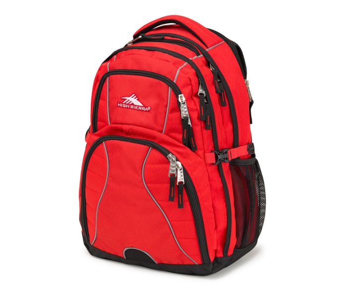 High Sierra HSR104LUG00099 Swerve Backpack Crimson and Black - Zoom Image 1