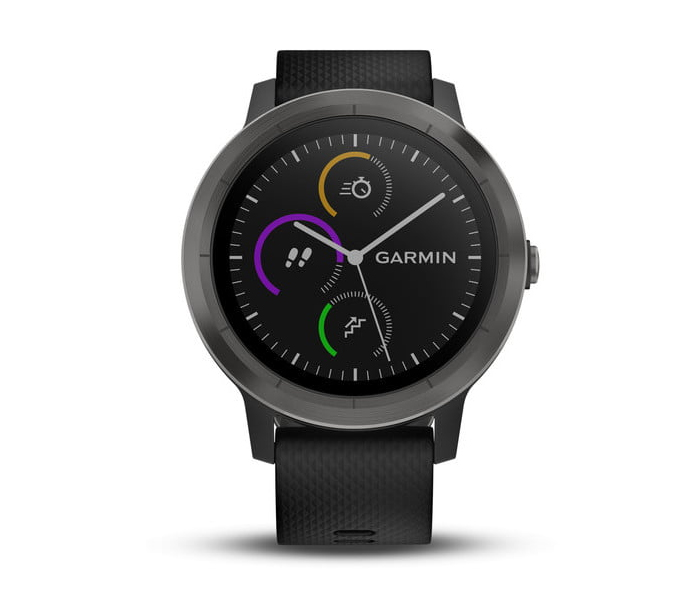 Garmin Vívoactive 3 Smart Watch With Silicone Band - Black - Zoom Image 4