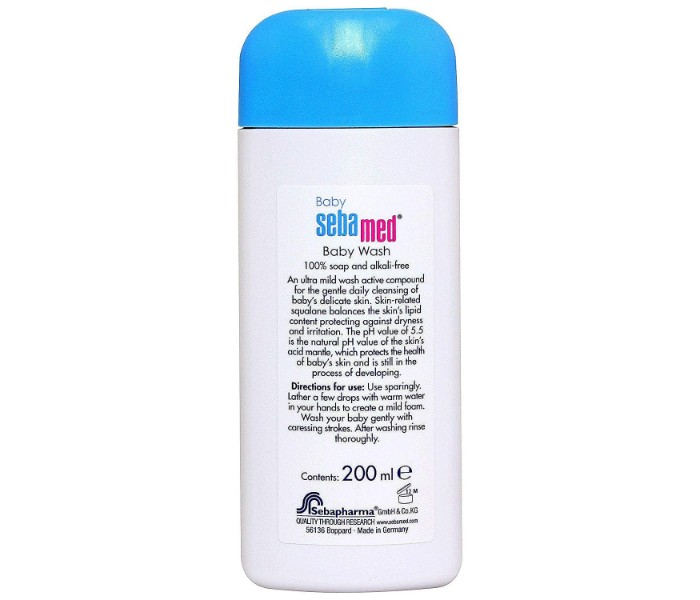 Sebamed 015SM015 Extra Soft Baby Wash 200 ml - Zoom Image 1