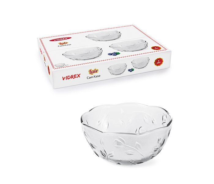 Delcasa DC1108 9 cm Maya Glass Bowl Set - 6 Pieces - Zoom Image