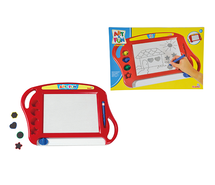 Simba 6332217 Art & Fun Magic Drawing Board - Red - Zoom Image