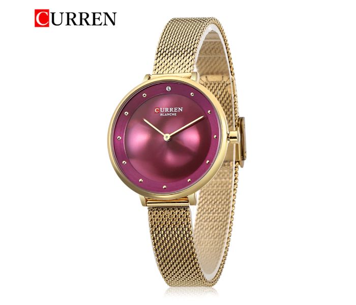 Curren 9029 Stainless Steel Analog Quartz Watch For Women Rose and Gold - Zoom Image 4