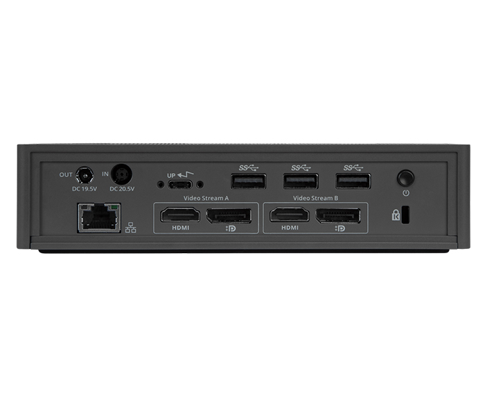 Targus DOCK190EUZ Universal USB-C DV4K Docking Station with 100W Power - Black - Zoom Image 3