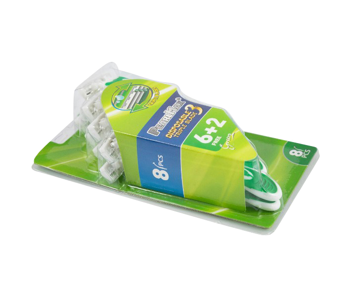 Pearlmax Disposable Triple Blades DD13964 Green and White - Zoom Image 3