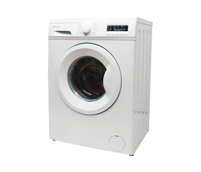 Sharp ES-FE610BZ-W 6 Kg Full Auto Front Load Washing Machine - White - Zoom Image 1