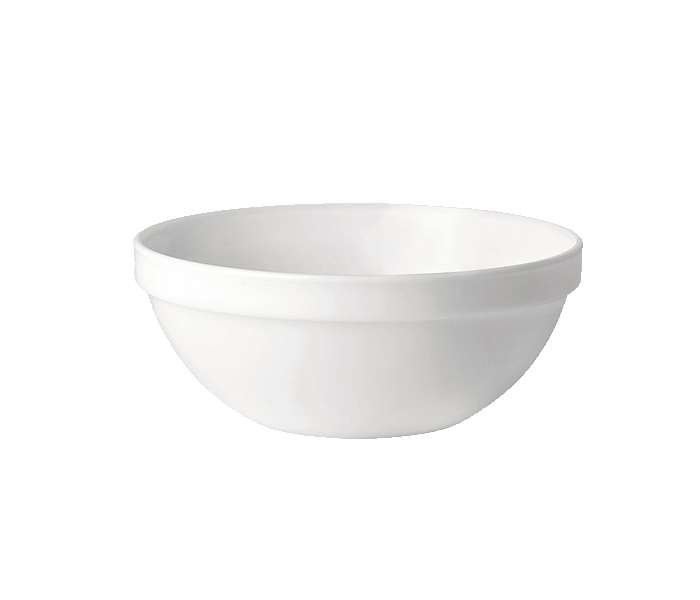 Cok CE-140-5878F 18 CM Elba Opal Ware Bowl - White - Zoom Image