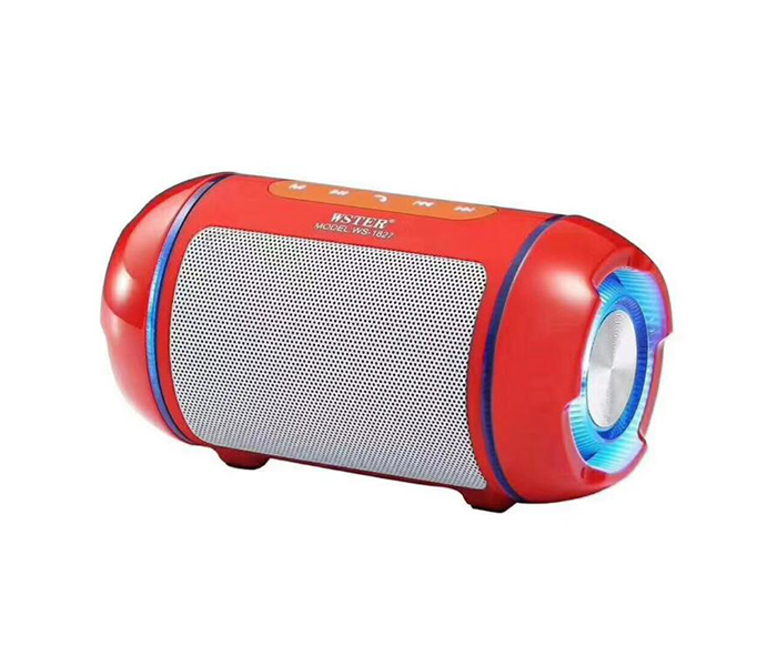 WS-1827 Mini Bluetooth Wireless Speaker - Red - Zoom Image