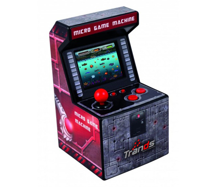 Trands TR-GC8466-RD Portable Micro Arcade Handheld Gaming Machine - Red - Zoom Image