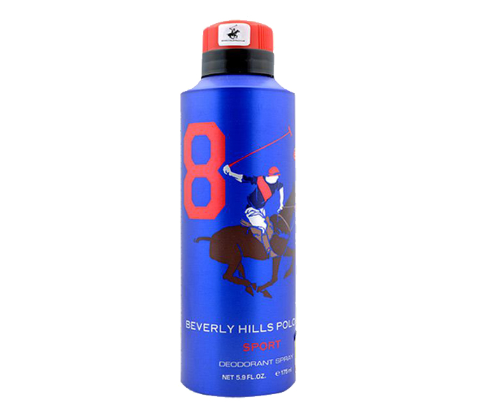 Beverly Hills Polo Club 175ml No.08 Deodorant Spray for Men - Zoom Image