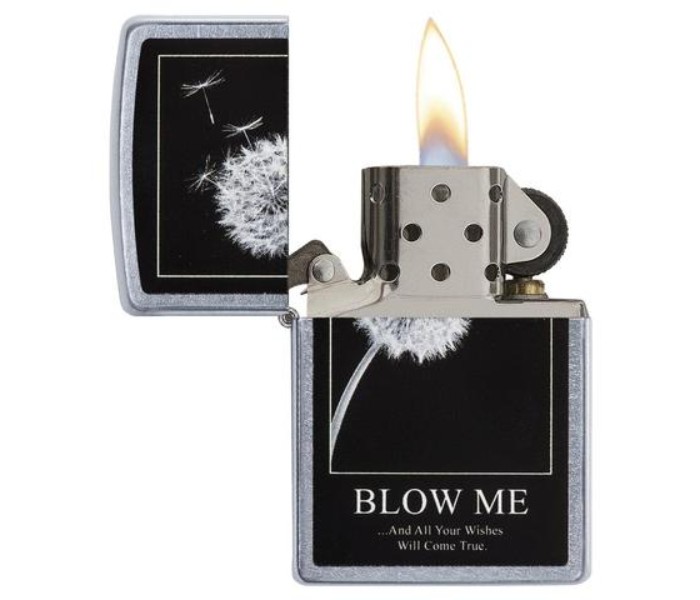 Zippo 29621 207 Wishes Lighter Black and Silver - Zoom Image 1