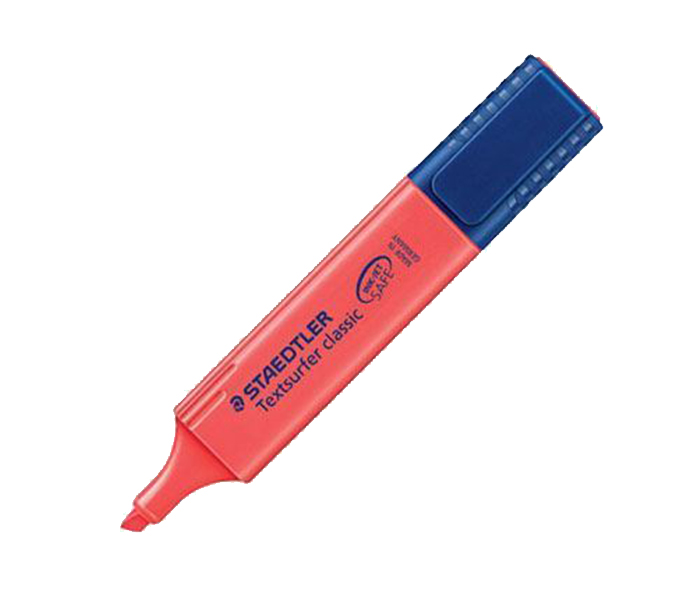 Staedtler ST-364-02 Highlighter - 5MM, Red - Zoom Image 5