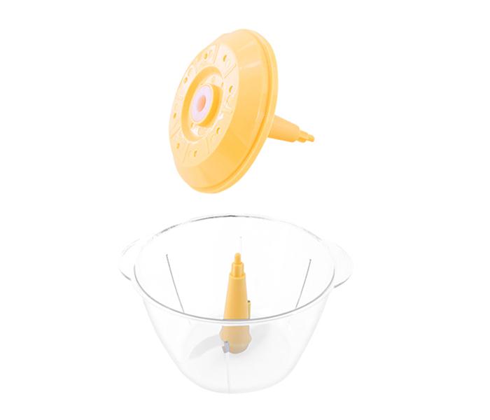 Geepas GC1655 2.0 Litre Bowl Single Blade Chopper - Yellow - Zoom Image 2