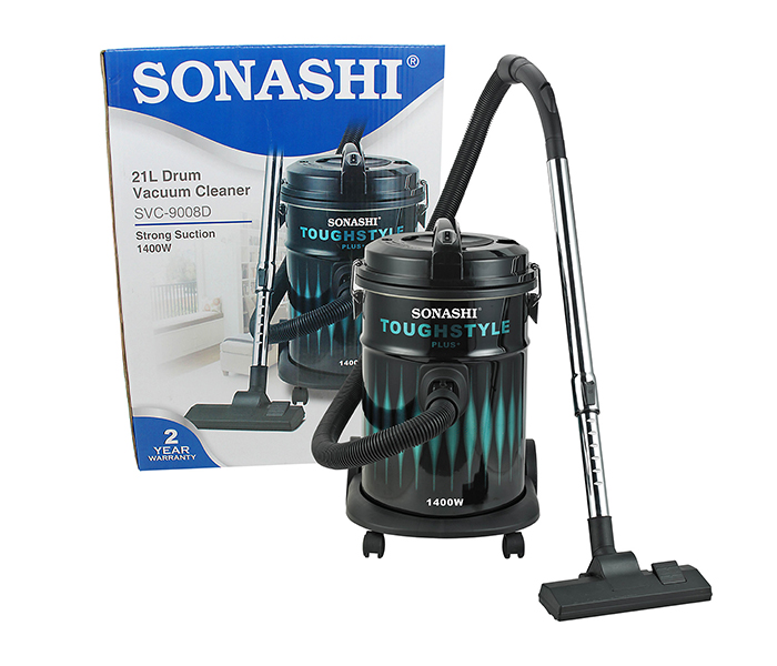 Sonashi SVC-9008-D 1400W Drum Vacuum Cleaner - Black - Zoom Image 3