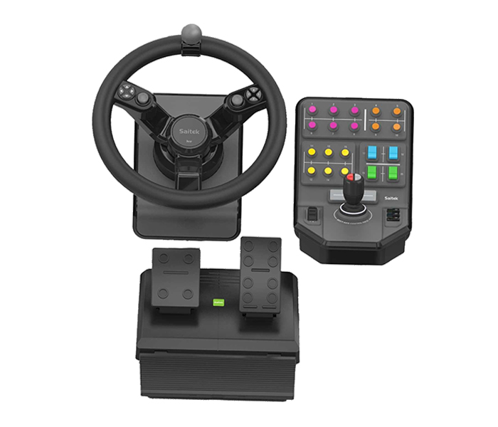 Logitech 945-000007 G Saitek Farm Heavy Equipment Bundle Simulation Gear - Black - Zoom Image 1