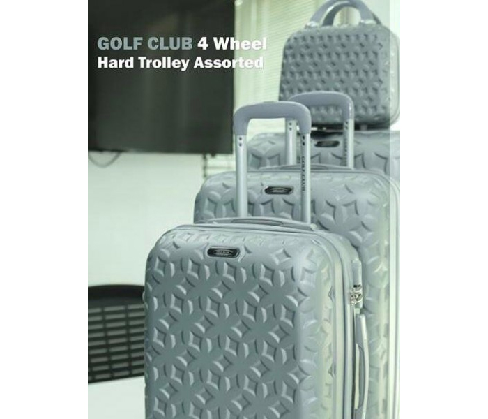 Golf Club Gct-326 4 Wheel Hard Trolley 4 Pieces Grey - Zoom Image