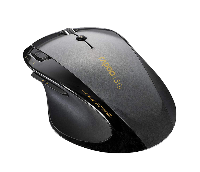 Rapoo 7800P New 5Ghz Wireless Comfort Laser Mouse - Black 10820 - Zoom Image 1